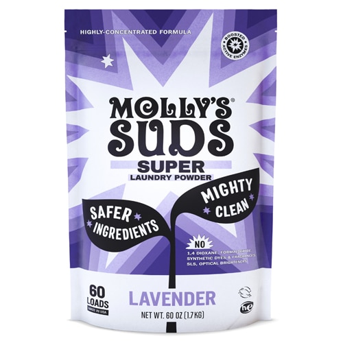 Molly's Suds Super Laundry Powder Concentrated 60 Loads Lavender