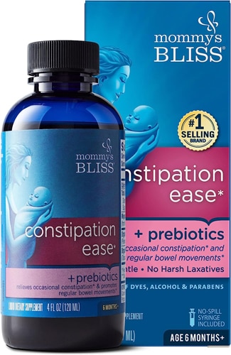 Mommy's Bliss Constipation Ease + Prebiotics Liquid 6 Months+