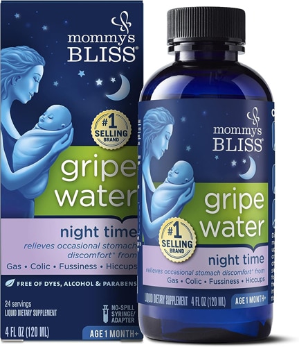 Mommy's Bliss Gripe Water Liquid Dietary Supplement Nighttime 1 Month+