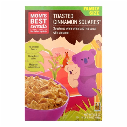 Mom's Best Naturals Toasted Cinnamon Squares Cereal