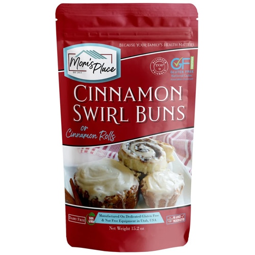 Mom's Place Gluten Free Cinnamon Swirl Bun or Roll Mix