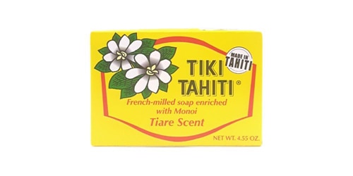 Monoi Tiki Tahiti Coconut Oil Bar Soap Tiare