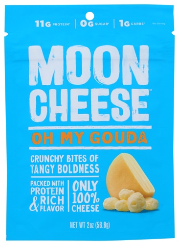 Moon Cheese Crunchy Cheese Snacks Gluten Free Gouda