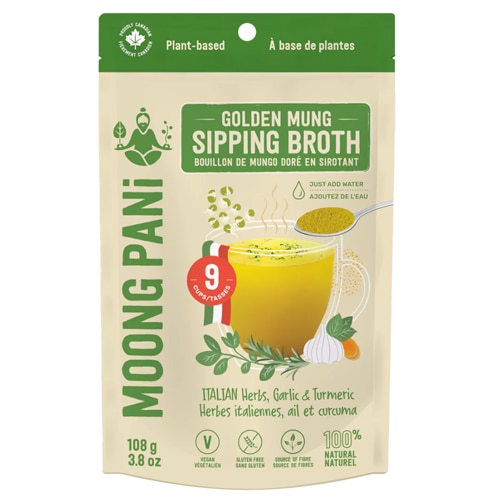 Moong Pani Vegan Gluten Free Golden Mung Broth Italian Herbs