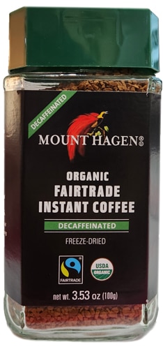 Mount Hagen Organic Fairtrade Instant Coffee Decaffeinated