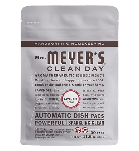 Mrs. Meyer's Clean Day Automatic Dish Packs Lavender