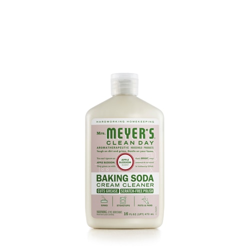 Mrs. Meyer's Clean Day Baking Soda Cream Cleaner Apple Blossom