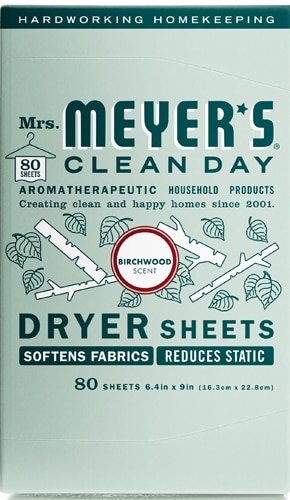 Mrs. Meyer's Clean Day Dryer Sheets Birchwood