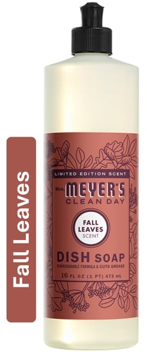 Mrs. Meyer's Clean Day Liquid Dish Soap Fall Leaves