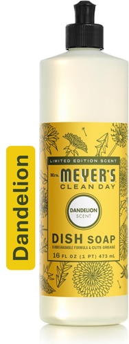 Mrs. Meyer's Clean Day Liquid Dish Soap Summer Dandelion
