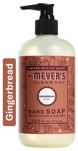Mrs. Meyer's Clean Day Liquid Hand Soap Holiday Gingerbread