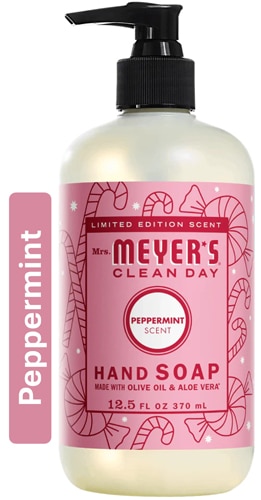 Mrs. Meyer's Clean Day Liquid Hand Soap Holiday Peppermint