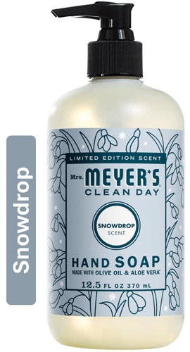 Mrs. Meyer's Clean Day Liquid Hand Soap Holiday Snowdrop