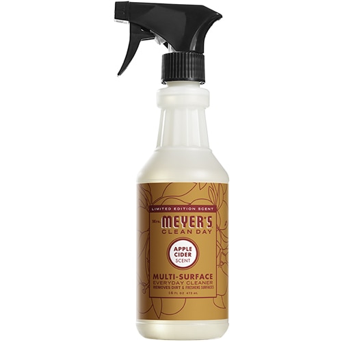 Mrs. Meyer's Clean Day Multi-Surface Everyday Cleaner Spray Bottle Fall Scent Apple Cider