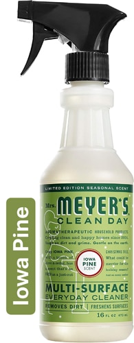 Mrs. Meyer's Clean Day Multi-Surface Everyday Cleaner Spray Holiday Iowa Pine