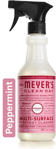Mrs. Meyer's Clean Day Multi-Surface Everyday Cleaner Spray Holiday Peppermint