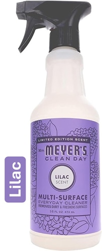 Mrs. Meyer's Clean Day Multi-Surface Everyday Cleaner Spray Spring Scent Lilac