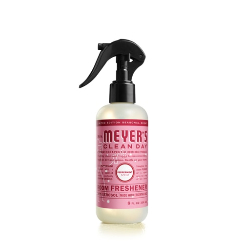 Mrs. Meyer's Clean Day Room Freshener Non-Aerosol Spray Bottle Holiday Scent Peppermint