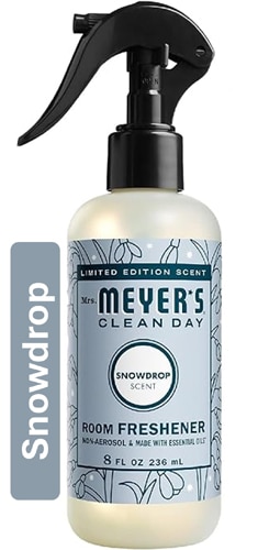 Mrs. Meyer's Clean Day Room Freshener Non-Aerosol Spray Holiday Snowdrop