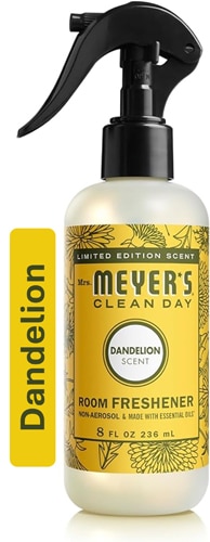 Mrs. Meyer's Clean Day Room Freshener Non-Aerosol Spray Summer Dandelion