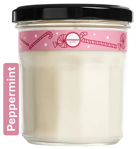 Mrs. Meyer's Clean Day Scented Soy Large Candle Holiday Peppermint