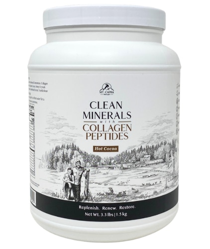 Mt. Capra Products Clean Minerals with Collagen Peptides Hot Cocoa