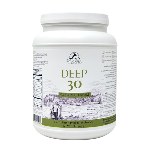 Mt. Capra Products Deep2 30 Goat Milk Protein Coconut Dream