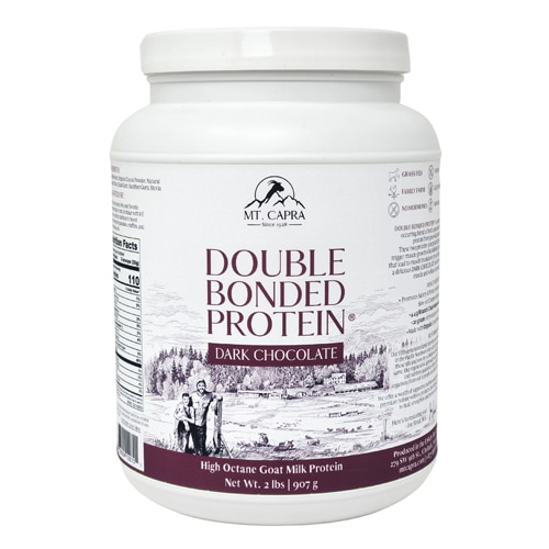 Mt. Capra Products Double Bonded Goat Milk Protein Dark Chocolate