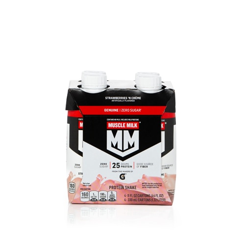 Muscle Milk Genuine Non Dairy Protein Shake - NSF Certified for Sport Strawberry 'n Creme