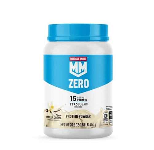 Muscle Milk Low-Fat Protein Powder - NSF Certified for Sport - Vanilla Creme