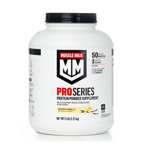 Muscle Milk Pro Series Protein Powder - NSF Certified for Sport Intense Vanilla