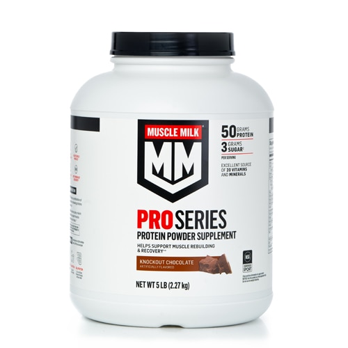 Muscle Milk Pro Series Protein Powder - NSF Certified for Sport Knockout Chocolate