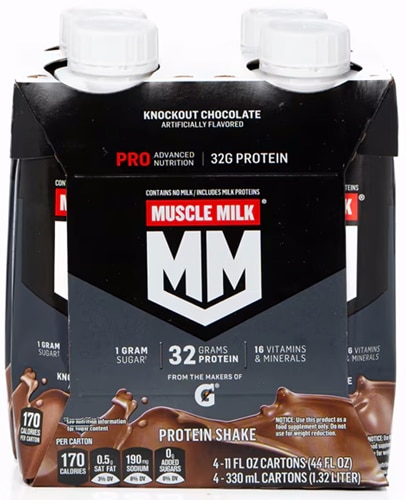 Muscle Milk Pro Series Protein Shake - NSF Certified for Sport Knockout Chocolate