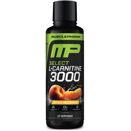 MusclePharm Liquid L-Carnitine 3000 Peach Nectarine
