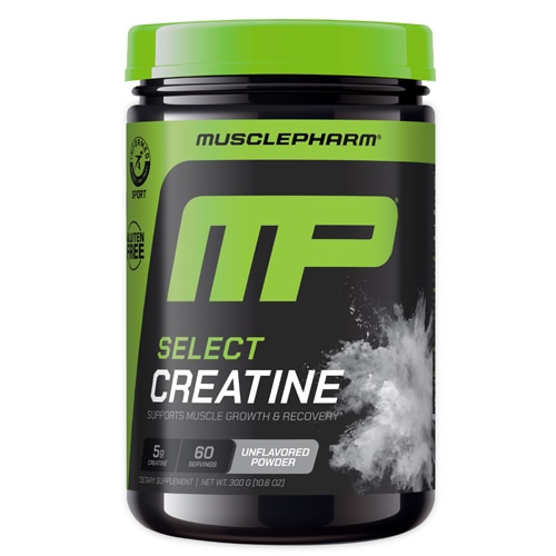 MusclePharm Select Creatine - Informed Sport Certified - 60 Servings Unflavored