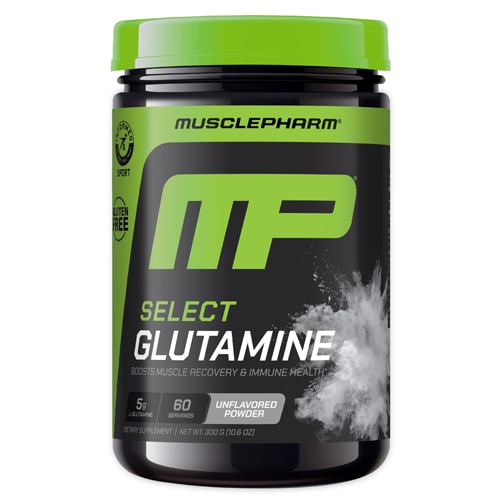 MusclePharm Select Glutamine - Informed Sport Certified - 60 Servings Unflavored