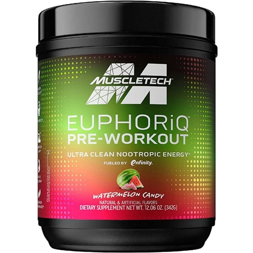 MuscleTech EuphoriQ Pre-Workout - 20 Servings Watermelon Candy