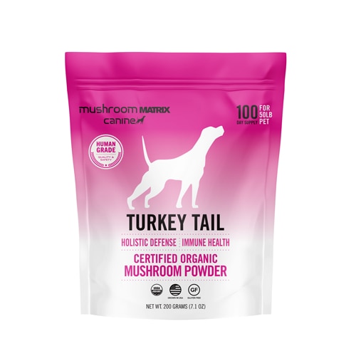 Mushroom Matrix Canine Turkey Tail Immune Support Organic Mushroom Powder Unflavored