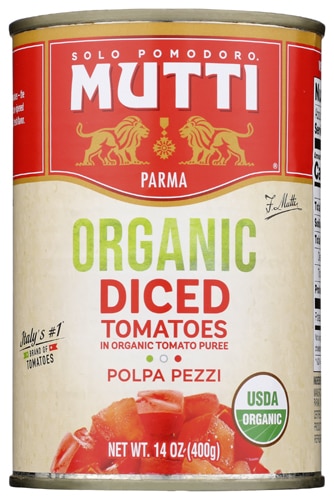 Mutti Organic Diced Tomatoes