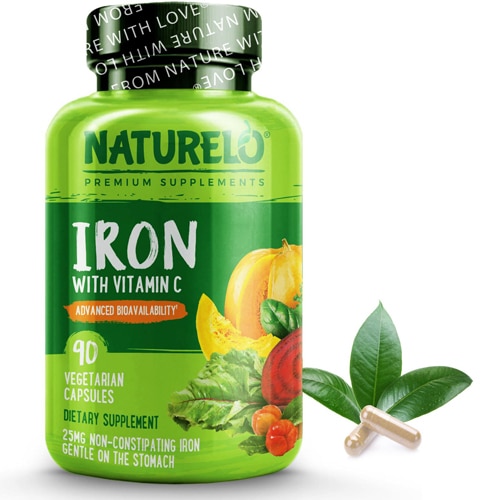 NATURELO Iron with Vitamin C