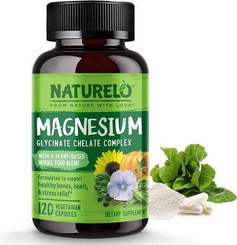 NATURELO Magnesium with Organic Veggies & Seeds Capsules