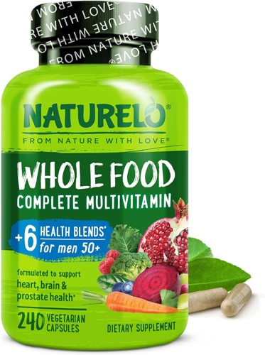 NATURELO Whole Food Complete Multivitamin Men's 50+