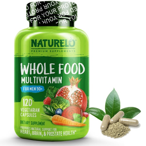 NATURELO Whole Food Multivitamin For Men 50 Plus