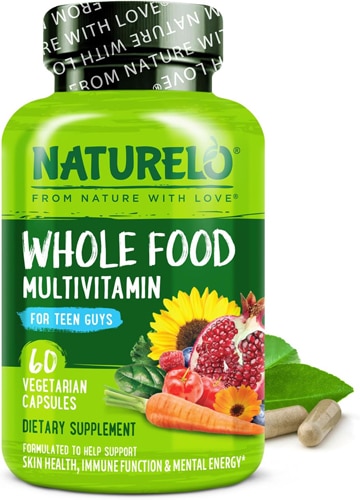 NATURELO Whole Food Multivitamin For Teen Guys