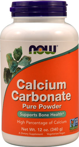 NOW Calcium Carbonate Pure Powder