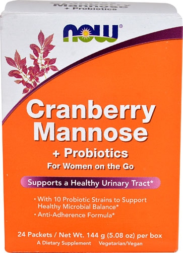 NOW Cranberry Mannose plus Probiotics