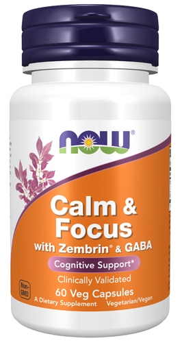 NOW Calm & Focus with Zembrin & GABA