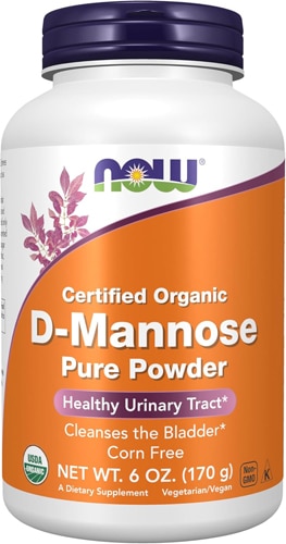 NOW Certified Organic D-Mannose Pure Powder