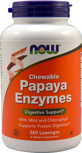 NOW Chewable Papaya Enzymes