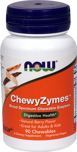 NOW ChewyZymes Natural Berry